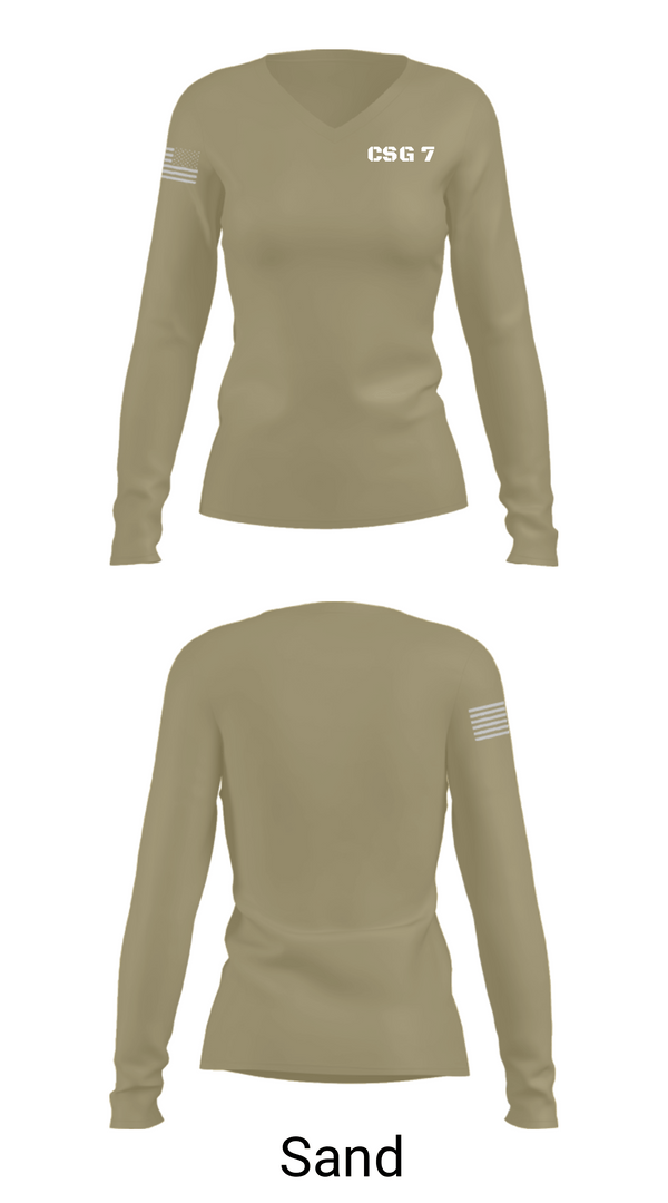 Women's Long Sleeve Vneck Shirt, CSG 7, , Teamtime, Team time, sublimation, custom sports apparel, team uniforms, spirit wear, spiritwear, sports uniforms, custom shirts, team store, custom team store, fundraiser sports, apparel fundraiser