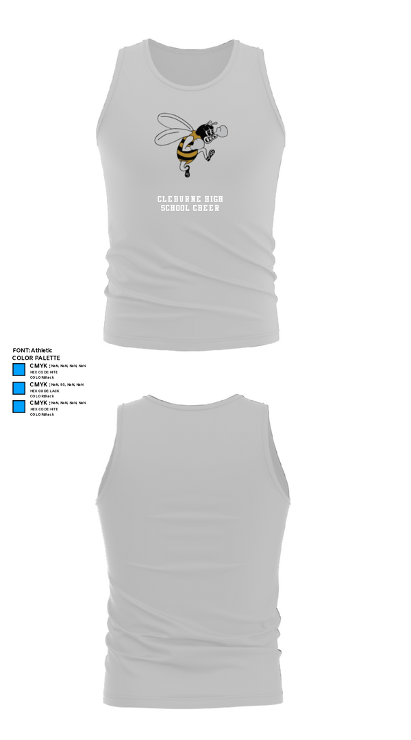 Tank Top, Cleburne High School Cheer, Cheer, Teamtime, Team time, sublimation, custom sports apparel, team uniforms, spirit wear, spiritwear, sports uniforms, custom shirts, team store, custom team store, fundraiser sports, apparel fundraiser
