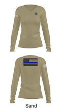 NAVAL SUPPORT ACTIVITY BETHESDA SECURITY FORCES 28838405 Women's Long Sleeve V-neck Shirt - 92