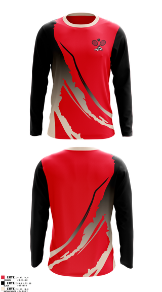 Long Sleeve Performance Shirt, North Penn-Liberty Mounties, Tennis, Teamtime, Team time, sublimation, custom sports apparel, team uniforms, spirit wear, spiritwear, sports uniforms, custom shirts, team store, custom team store, fundraiser sports, apparel fundraiser