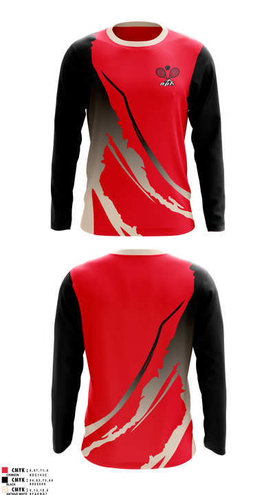 North Penn-Liberty Mounties 5320917 Long Sleeve Performance Shirt 2