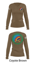 42nd ID 48314623 Women's Long Sleeve V-neck Shirt - 17