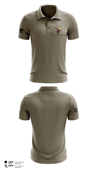 Short Sleeve Performance Polo, 46th Military Police Company, , Teamtime, Team time, sublimation, custom sports apparel, team uniforms, spirit wear, spiritwear, sports uniforms, custom shirts, team store, custom team store, fundraiser sports, apparel fundraiser