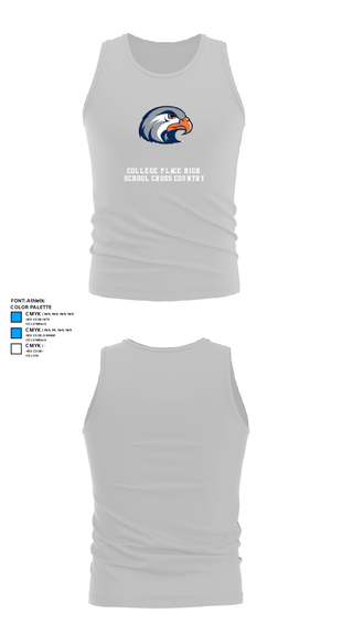 Tank Top, College Place High School Cross Country, Cross Country, Teamtime, Team time, sublimation, custom sports apparel, team uniforms, spirit wear, spiritwear, sports uniforms, custom shirts, team store, custom team store, fundraiser sports, apparel fundraiser