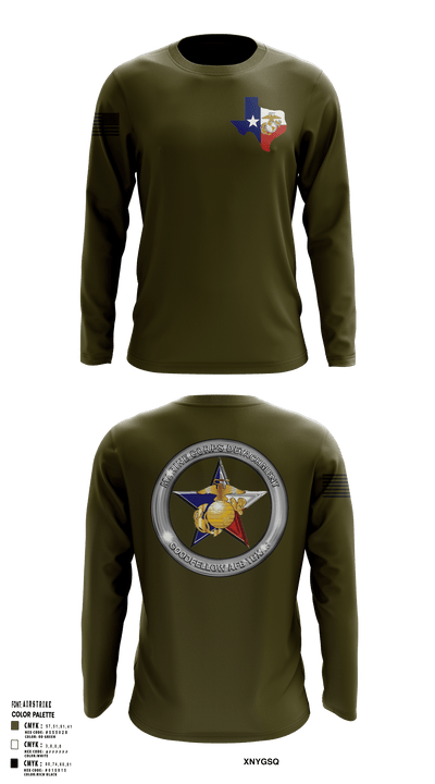 Goodfellow AFB MCD 8795837 Long Sleeve Performance Shirt - 121