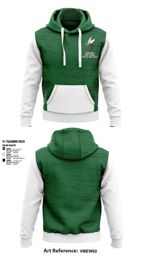 Hoodie, Highland High School Track and Field, Track & Field, Teamtime, Team time, sublimation, custom sports apparel, team uniforms, spirit wear, spiritwear, sports uniforms, custom shirts, team store, custom team store, fundraiser sports, apparel fundraiser