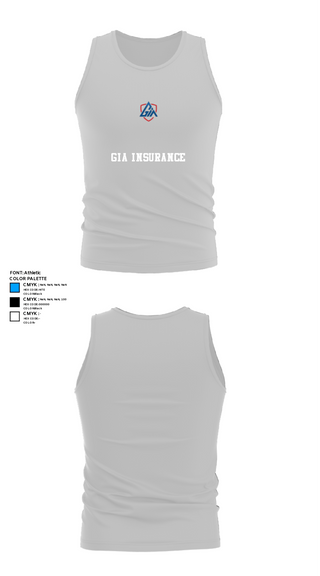 Tank Top, Gia Insurance, , Teamtime, Team time, sublimation, custom sports apparel, team uniforms, spirit wear, spiritwear, sports uniforms, custom shirts, team store, custom team store, fundraiser sports, apparel fundraiser