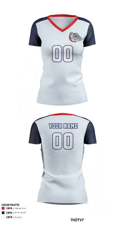 Women's Short Sleeve Vneck Shirt, Plainview High School Volleyball, Women's Volleyball, Teamtime, Team time, sublimation, custom sports apparel, team uniforms, spirit wear, spiritwear, sports uniforms, custom shirts, team store, custom team store, fundraiser sports, apparel fundraiser