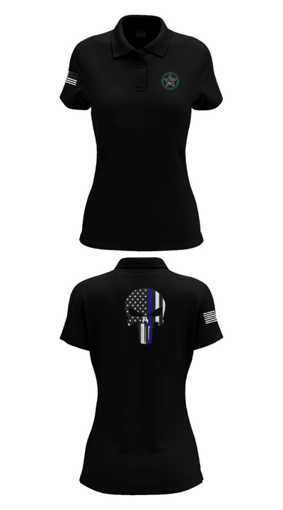 BROWARD SHERIFF EXPLORERS 82961941 Women's Short Sleeve Performance Polo  - 33