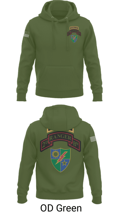 2nd Battalion 75th Ranger Regiment 36081201 Hoodie - 58