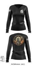1-144 FA BN 25203641 Women's Long Sleeve V-neck Shirt - 133