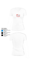 J&M BROTHERS 14644357 Women's Short Sleeve V-neck Shirt - 18