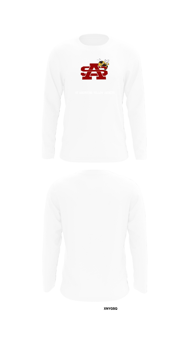 Long Sleeve Performance Shirt, St Augustine Yellow Jackets, Swimming, Teamtime, Team time, sublimation, custom sports apparel, team uniforms, spirit wear, spiritwear, sports uniforms, custom shirts, team store, custom team store, fundraiser sports, apparel fundraiser