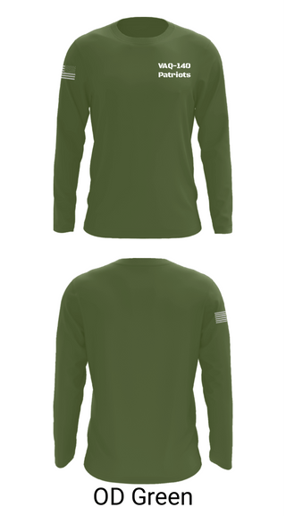 Long Sleeve Performance Shirt, VAQ-140 Patriots, Navy, Teamtime, Team time, sublimation, custom sports apparel, team uniforms, spirit wear, spiritwear, sports uniforms, custom shirts, team store, custom team store, fundraiser sports, apparel fundraiser