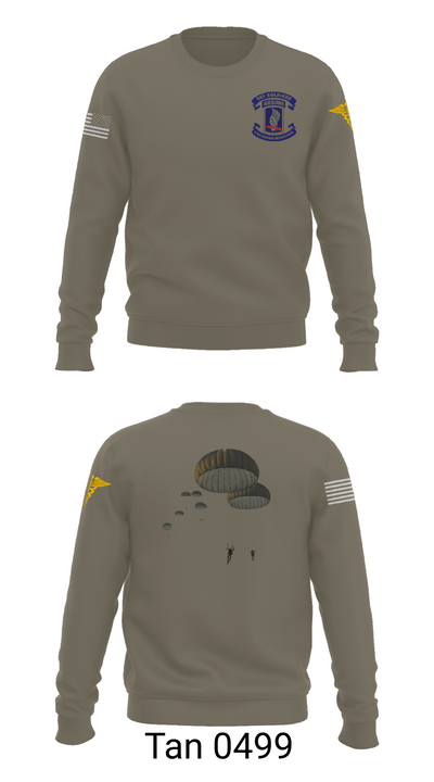 173rd Airborne Division 25109873 Crew Neck Sweatshirt - 65