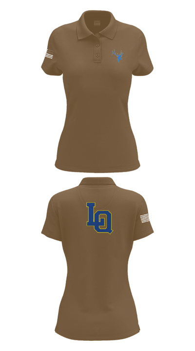Lake Quinault High School Volleyball 10165141 Women's Short Sleeve Performance Polo  - 5
