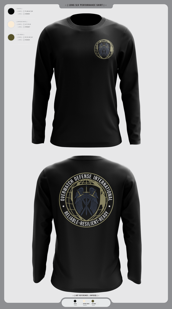 Long Sleeve Performance Shirt, Overwatch Defense International, , Teamtime, Team time, sublimation, custom sports apparel, team uniforms, spirit wear, spiritwear, sports uniforms, custom shirts, team store, custom team store, fundraiser sports, apparel fundraiser