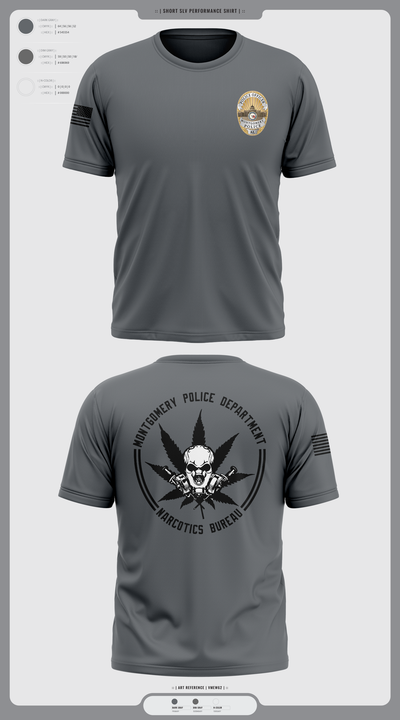 NARCOTICS BUREAU Old School Cotton Feel Shirt - 1