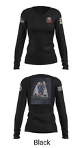 AIMD IWAKUNI 84640039 Women's Long Sleeve V-neck Shirt - 35