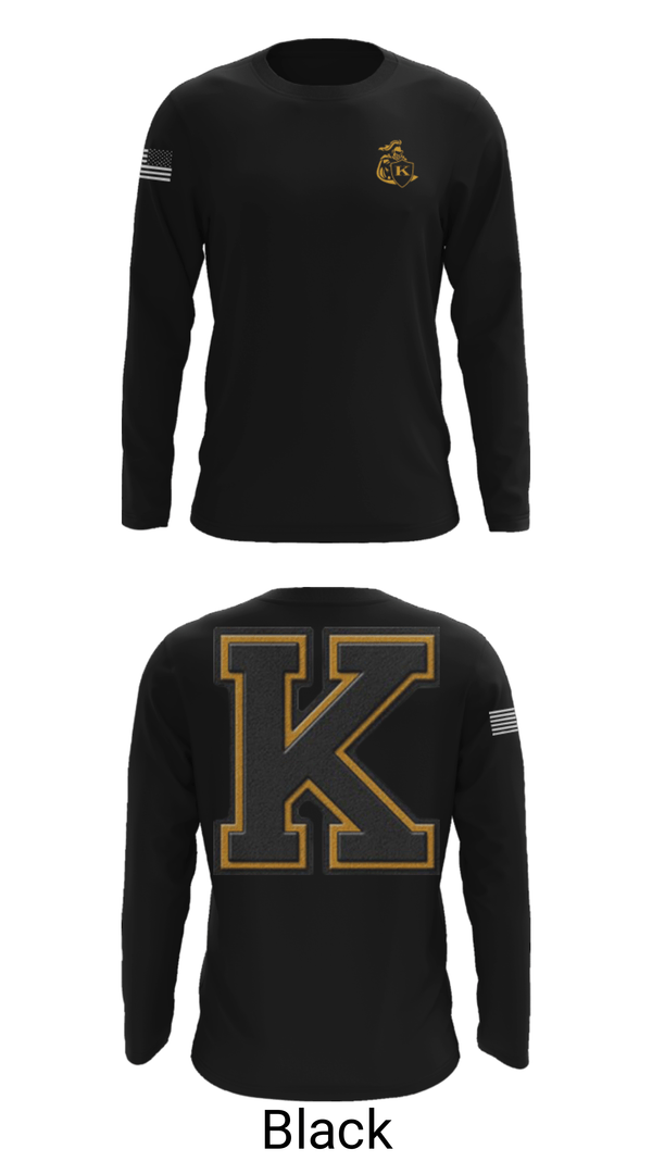 Long Sleeve Performance Shirt, Floyd E Kellam High School Cross Country, Cross Country, Teamtime, Team time, sublimation, custom sports apparel, team uniforms, spirit wear, spiritwear, sports uniforms, custom shirts, team store, custom team store, fundraiser sports, apparel fundraiser