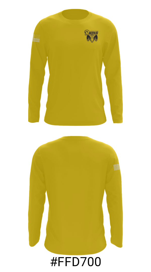 Long Sleeve Performance Shirt, Randallstown High School Baseball, Baseball, Teamtime, Team time, sublimation, custom sports apparel, team uniforms, spirit wear, spiritwear, sports uniforms, custom shirts, team store, custom team store, fundraiser sports, apparel fundraiser