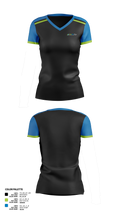 KinExPro Performance Training & Rehab 63111401 Women's Short Sleeve V-neck Shirt - 3