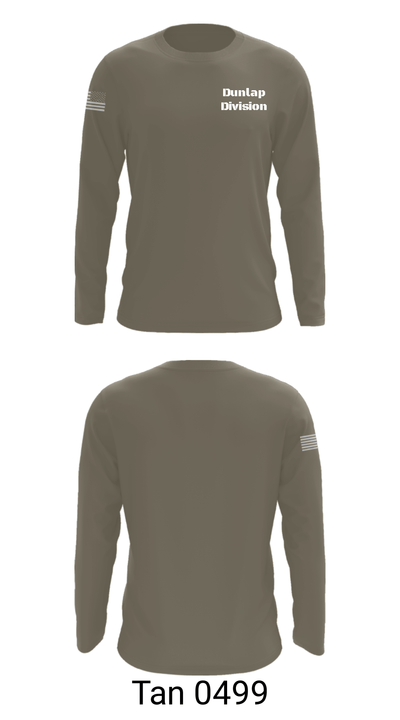 Dunlap Division 37393117 Long Sleeve Performance Shirt - 63