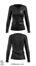 582nd MLC 28327746 Women's Long Sleeve V-neck Shirt - 6
