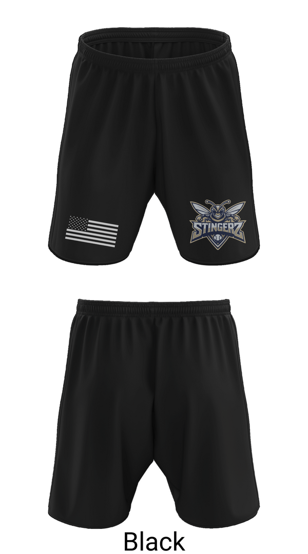 Athletic Shorts With Pockets, STINGERZ, Baseball, Teamtime, Team time, sublimation, custom sports apparel, team uniforms, spirit wear, spiritwear, sports uniforms, custom shirts, team store, custom team store, fundraiser sports, apparel fundraiser