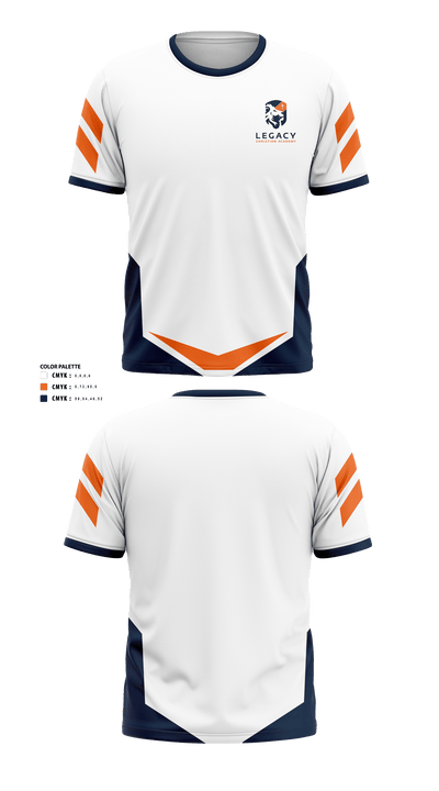 Legacy Christian Academy Golf 64951983 Short Sleeve Performance Shirt - 40