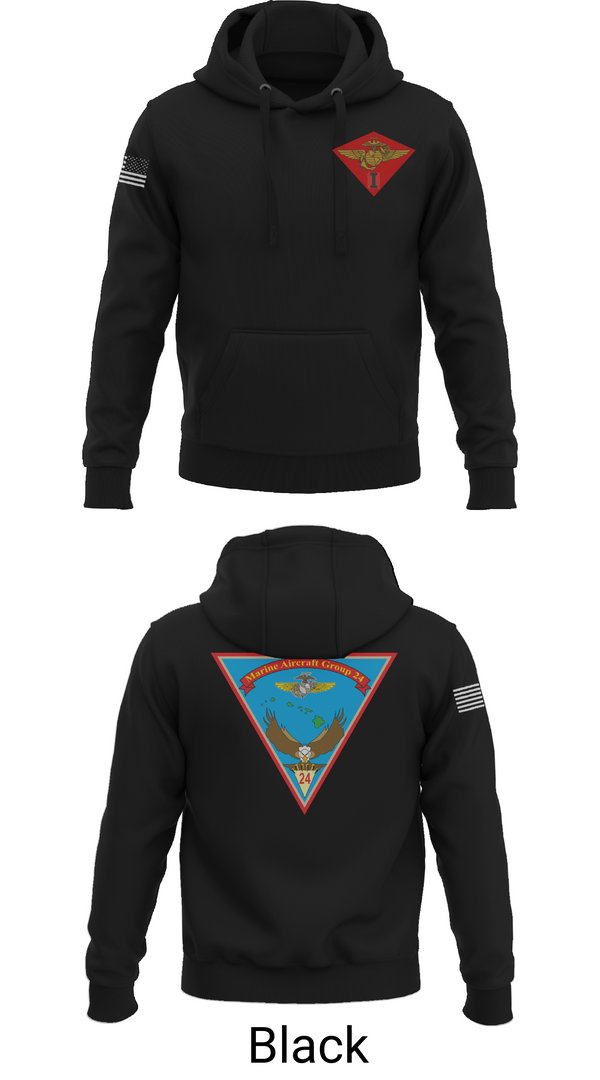 Hoodie, Marine Air Group 24, Marines, Teamtime, Team time, sublimation, custom sports apparel, team uniforms, spirit wear, spiritwear, sports uniforms, custom shirts, team store, custom team store, fundraiser sports, apparel fundraiser