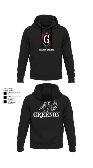 Hoodie, Greenon Knights, Women's Volleyball, Teamtime, Team time, sublimation, custom sports apparel, team uniforms, spirit wear, spiritwear, sports uniforms, custom shirts, team store, custom team store, fundraiser sports, apparel fundraiser