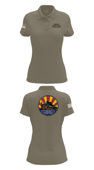 WAATS 15T10 CLASS 25-001 61882082 Women's Short Sleeve Performance Polo  - 75