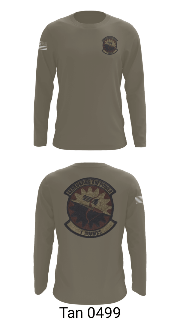 Long Sleeve Performance Shirt, 1 SOAMXS, Air Force, Teamtime, Team time, sublimation, custom sports apparel, team uniforms, spirit wear, spiritwear, sports uniforms, custom shirts, team store, custom team store, fundraiser sports, apparel fundraiser