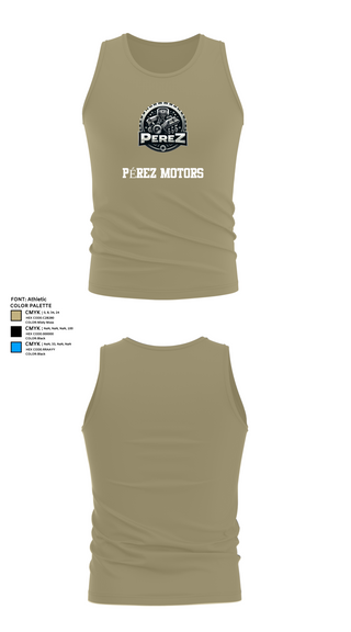 Tank Top, PÉREZ MOTORS, , Teamtime, Team time, sublimation, custom sports apparel, team uniforms, spirit wear, spiritwear, sports uniforms, custom shirts, team store, custom team store, fundraiser sports, apparel fundraiser