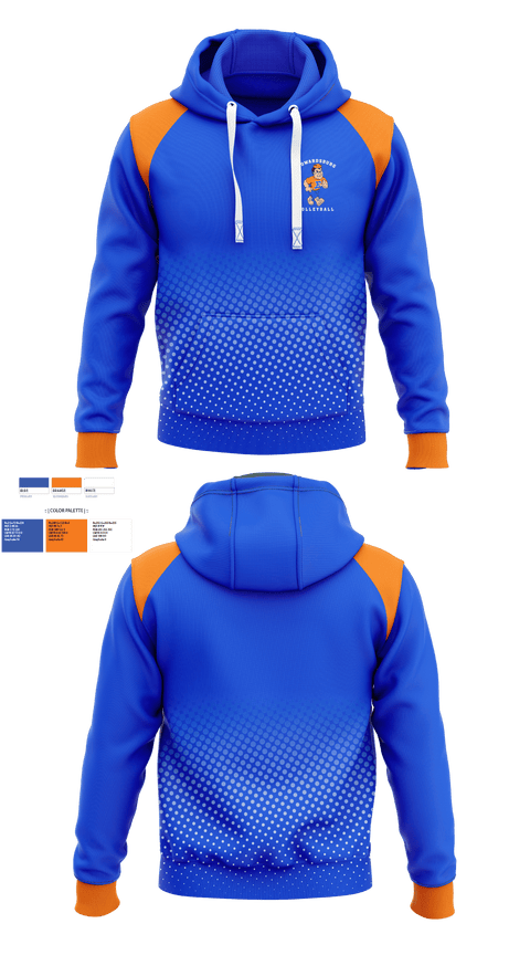 Hoodie, Edwardsburg Middle School Volleyball, Men's Volleyball, Teamtime, Team time, sublimation, custom sports apparel, team uniforms, spirit wear, spiritwear, sports uniforms, custom shirts, team store, custom team store, fundraiser sports, apparel fundraiser