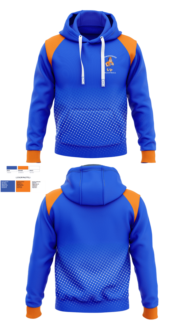 Hoodie, Edwardsburg Middle School Volleyball, Men's Volleyball, Teamtime, Team time, sublimation, custom sports apparel, team uniforms, spirit wear, spiritwear, sports uniforms, custom shirts, team store, custom team store, fundraiser sports, apparel fundraiser
