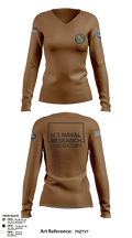 Naval Research Laboratory 46381607 Women's Long Sleeve V-neck Shirt - 1