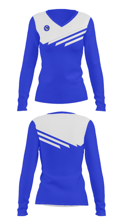 O'Neill High School Track 69865173 Women's Long Sleeve V-neck Shirt - 28