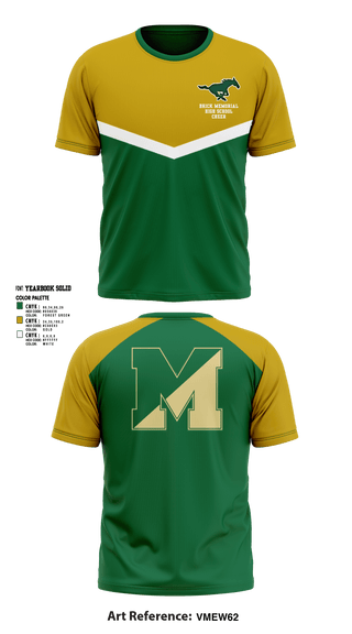 Short Sleeve Performance Shirt, Brick Memorial High School Cheer, Cheer, Teamtime, Team time, sublimation, custom sports apparel, team uniforms, spirit wear, spiritwear, sports uniforms, custom shirts, team store, custom team store, fundraiser sports, apparel fundraiser