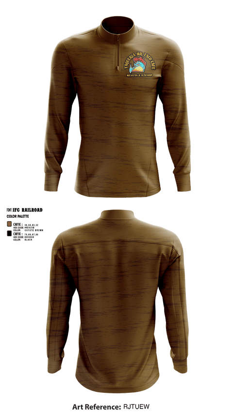 Quarter Zip Jacket, Taqueria Mr Taco Cafe Mexican & Seafood, , Teamtime, Team time, sublimation, custom sports apparel, team uniforms, spirit wear, spiritwear, sports uniforms, custom shirts, team store, custom team store, fundraiser sports, apparel fundraiser