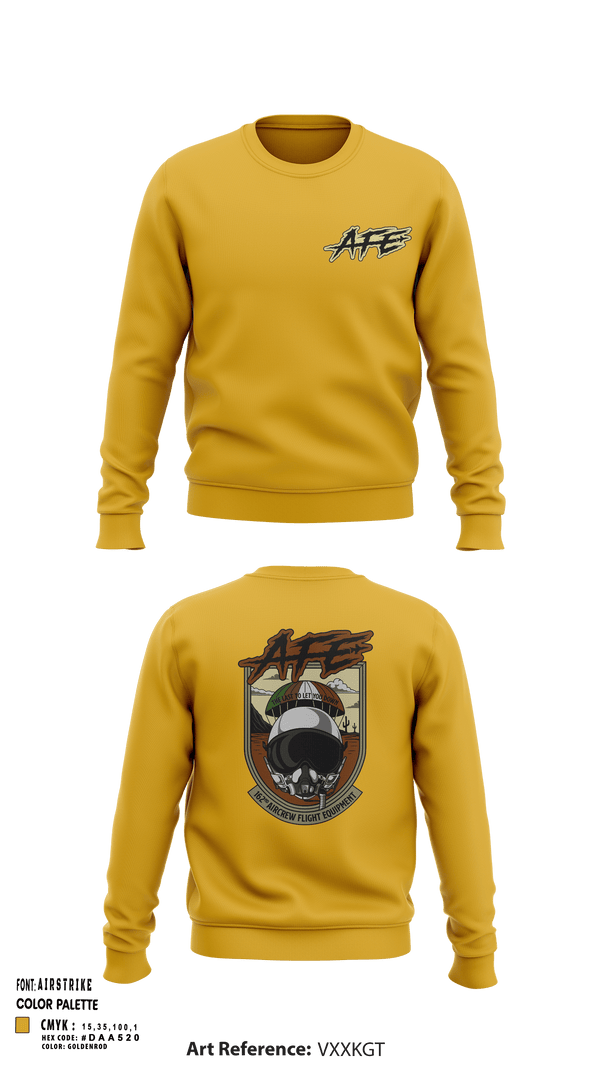 Crew Neck Sweatshirt, 162 AFE, Air Force, Teamtime, Team time, sublimation, custom sports apparel, team uniforms, spirit wear, spiritwear, sports uniforms, custom shirts, team store, custom team store, fundraiser sports, apparel fundraiser