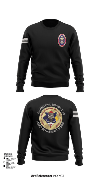 Crew Neck Sweatshirt, 7th CST, Army, Teamtime, Team time, sublimation, custom sports apparel, team uniforms, spirit wear, spiritwear, sports uniforms, custom shirts, team store, custom team store, fundraiser sports, apparel fundraiser