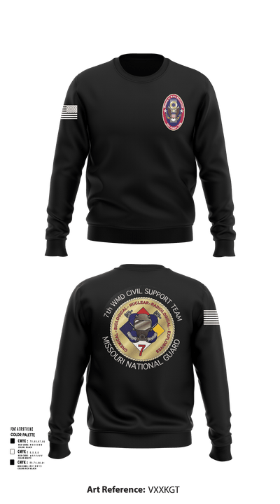 7th CST 5552337 Crew Neck Sweatshirt - 124