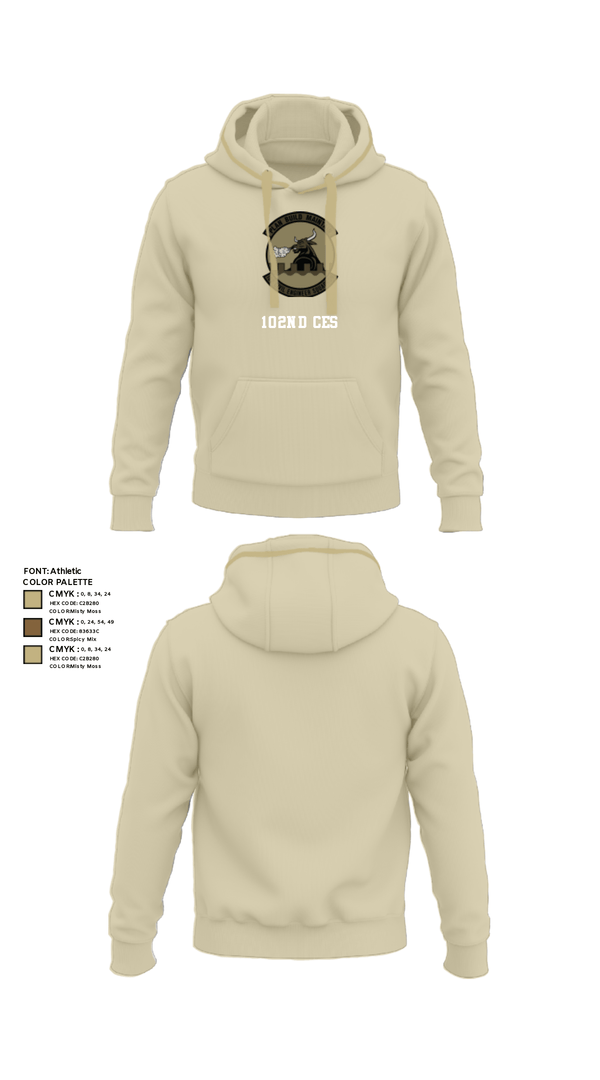 Hoodie, 102nd CES, Air Force, Teamtime, Team time, sublimation, custom sports apparel, team uniforms, spirit wear, spiritwear, sports uniforms, custom shirts, team store, custom team store, fundraiser sports, apparel fundraiser