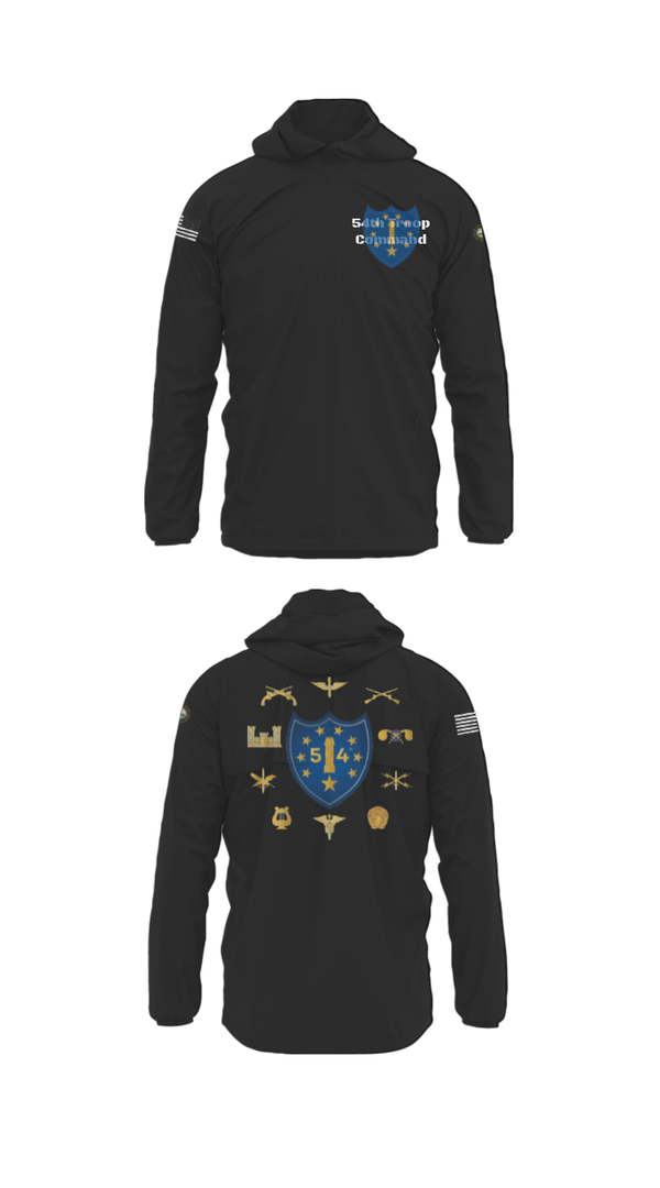Windbreaker, 54th Troop Command, National Guard, Teamtime, Team time, sublimation, custom sports apparel, team uniforms, spirit wear, spiritwear, sports uniforms, custom shirts, team store, custom team store, fundraiser sports, apparel fundraiser