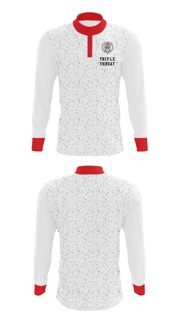 Quarter Zip Jacket, Triple Threat, Spirit Store, Teamtime, Team time, sublimation, custom sports apparel, team uniforms, spirit wear, spiritwear, sports uniforms, custom shirts, team store, custom team store, fundraiser sports, apparel fundraiser