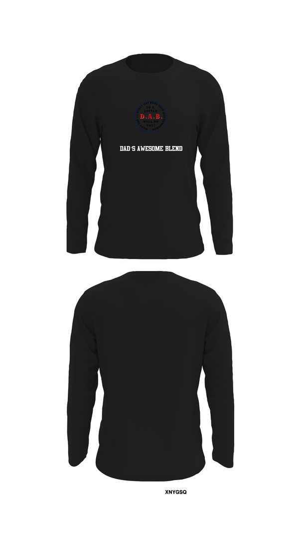 Long Sleeve Performance Shirt, Dad’s Awesome Blend, , Teamtime, Team time, sublimation, custom sports apparel, team uniforms, spirit wear, spiritwear, sports uniforms, custom shirts, team store, custom team store, fundraiser sports, apparel fundraiser