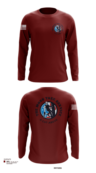 Long Sleeve Performance Shirt, The Moss Tree Service, , Teamtime, Team time, sublimation, custom sports apparel, team uniforms, spirit wear, spiritwear, sports uniforms, custom shirts, team store, custom team store, fundraiser sports, apparel fundraiser