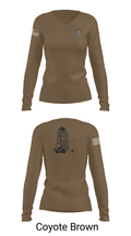EODMU2 PLT 201 28885436 Women's Long Sleeve V-neck Shirt - 10